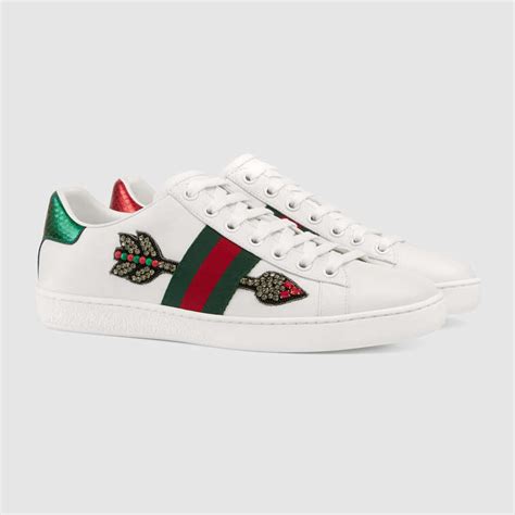 snakers ragazzo gucci|gucci embroidered sneakers.